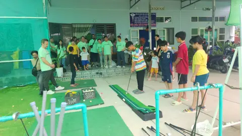 Ngày hội trải nghiệm golf tại khu tập